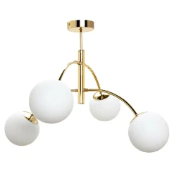 Lampa sufitowa kule złota białe VOLTA 4