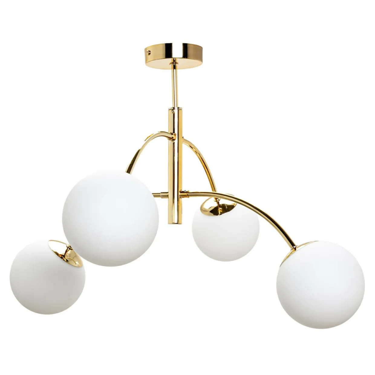 Lampa sufitowa kule złota białe VOLTA 4