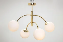 Lampa sufitowa kule złota białe VOLTA 4