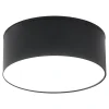 Lampa sufitowa LED barwa ciepła 3000K czarna SOLARI 12 cm