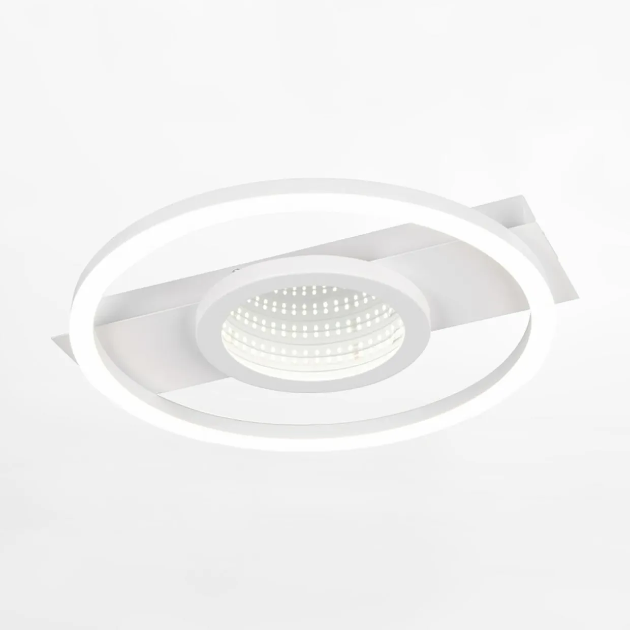 Lampa sufitowa LED biała WHEELER