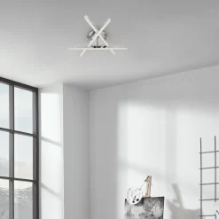 Lampa sufitowa LED brokat chrom REY 40 cm