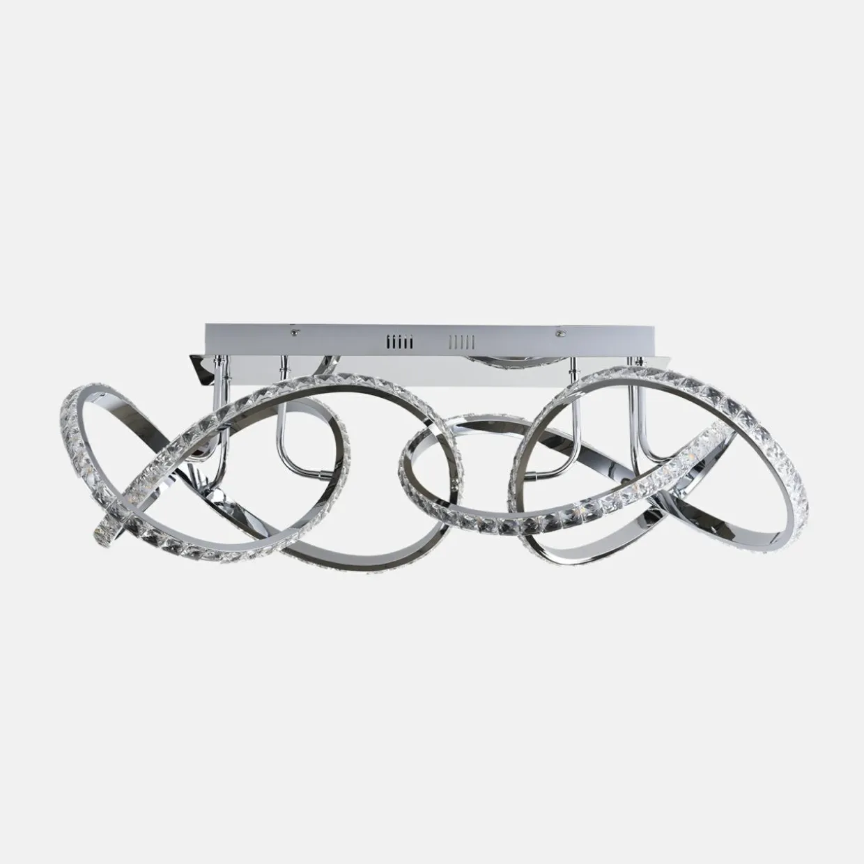 Lampa sufitowa LED chrom ABRO