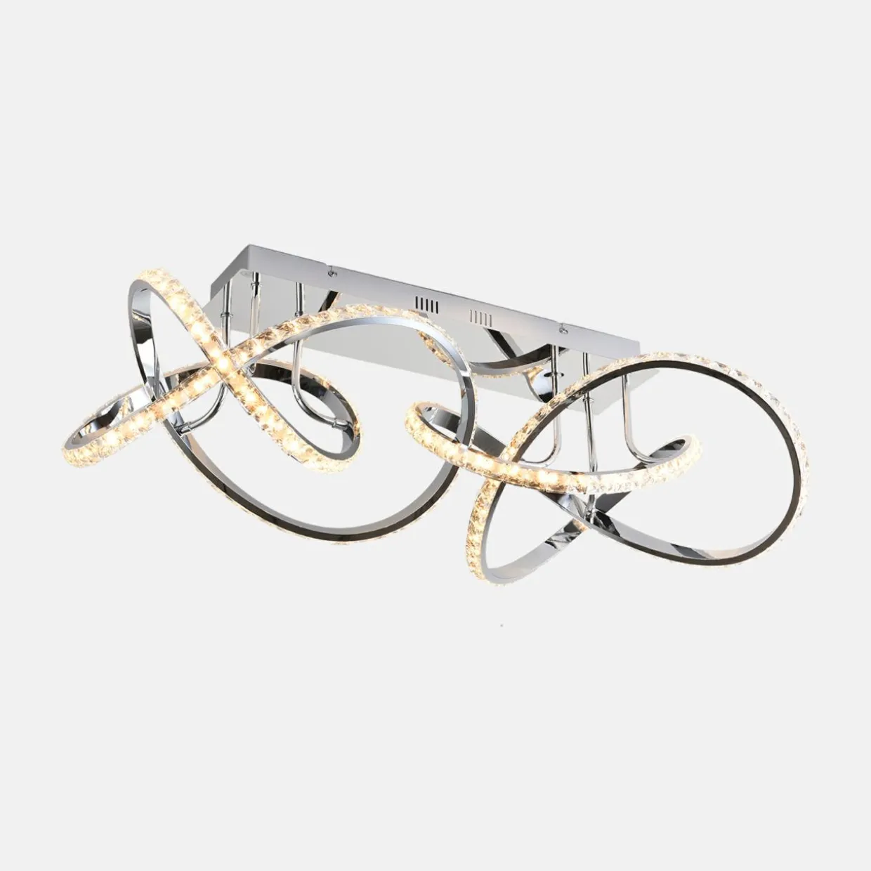 Lampa sufitowa LED chrom ABRO