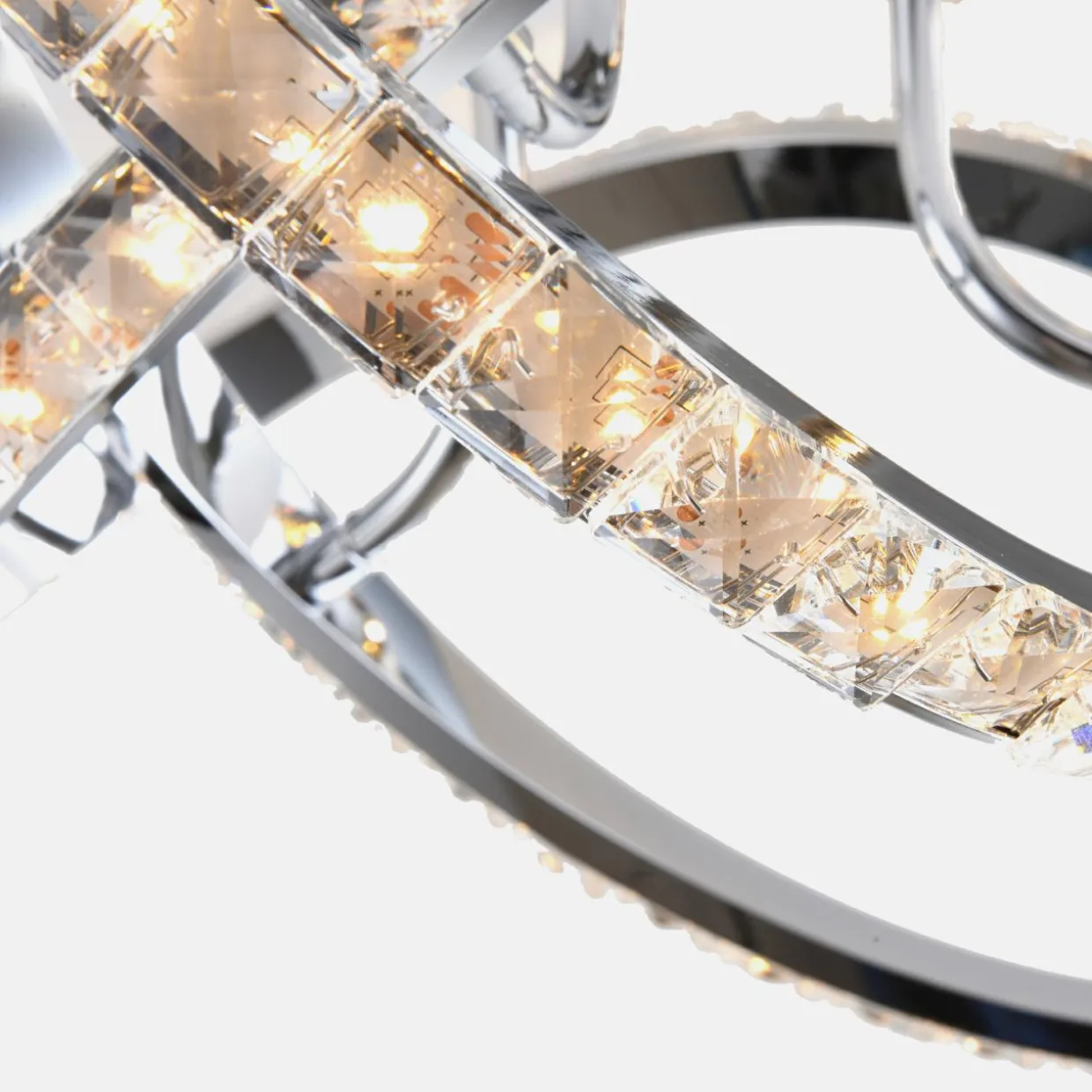 Lampa sufitowa LED chrom ABRO