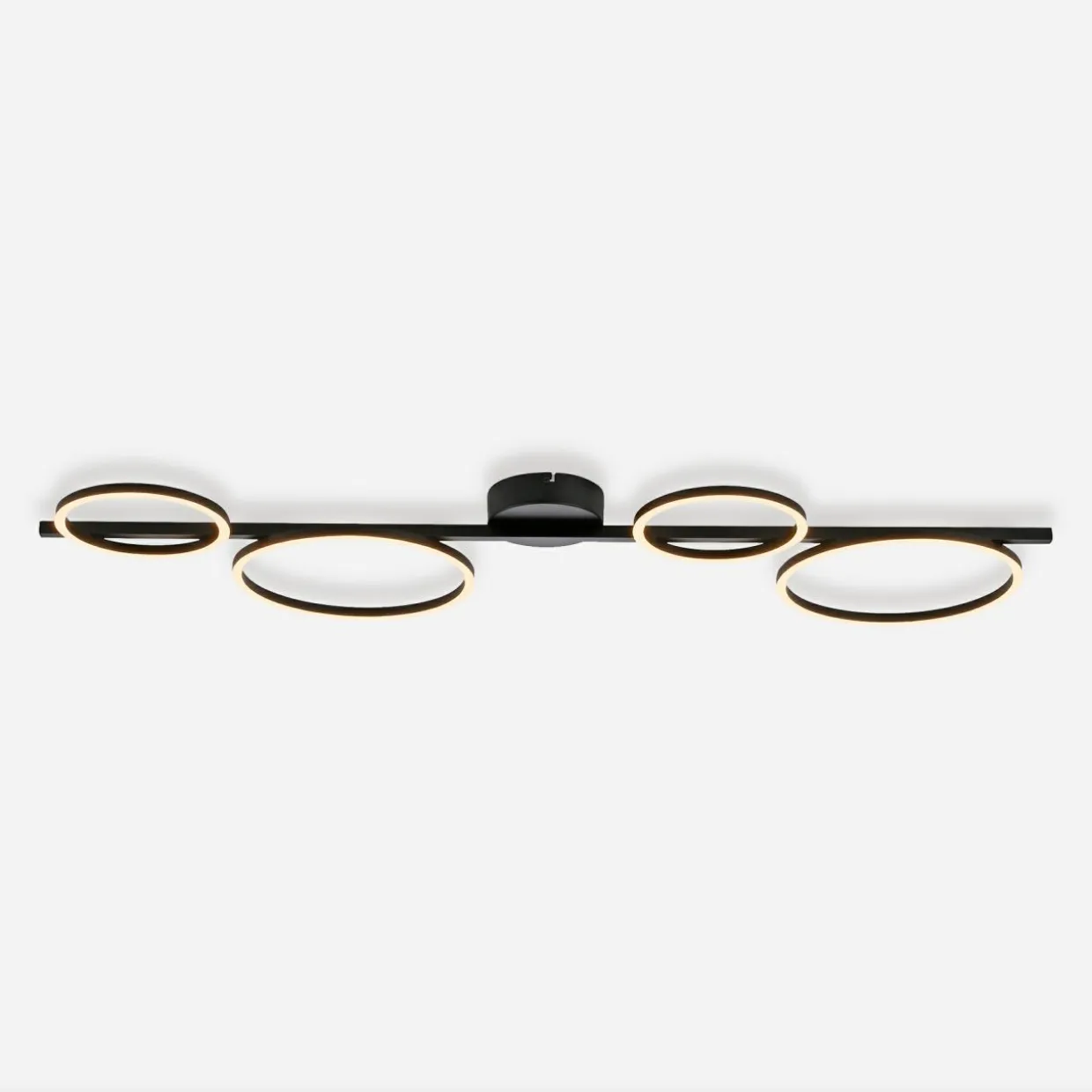 Lampa sufitowa LED czarna MINI RITUS