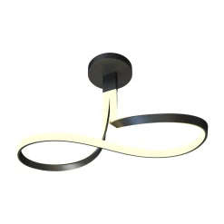 Lampa sufitowa LED czarna VISO