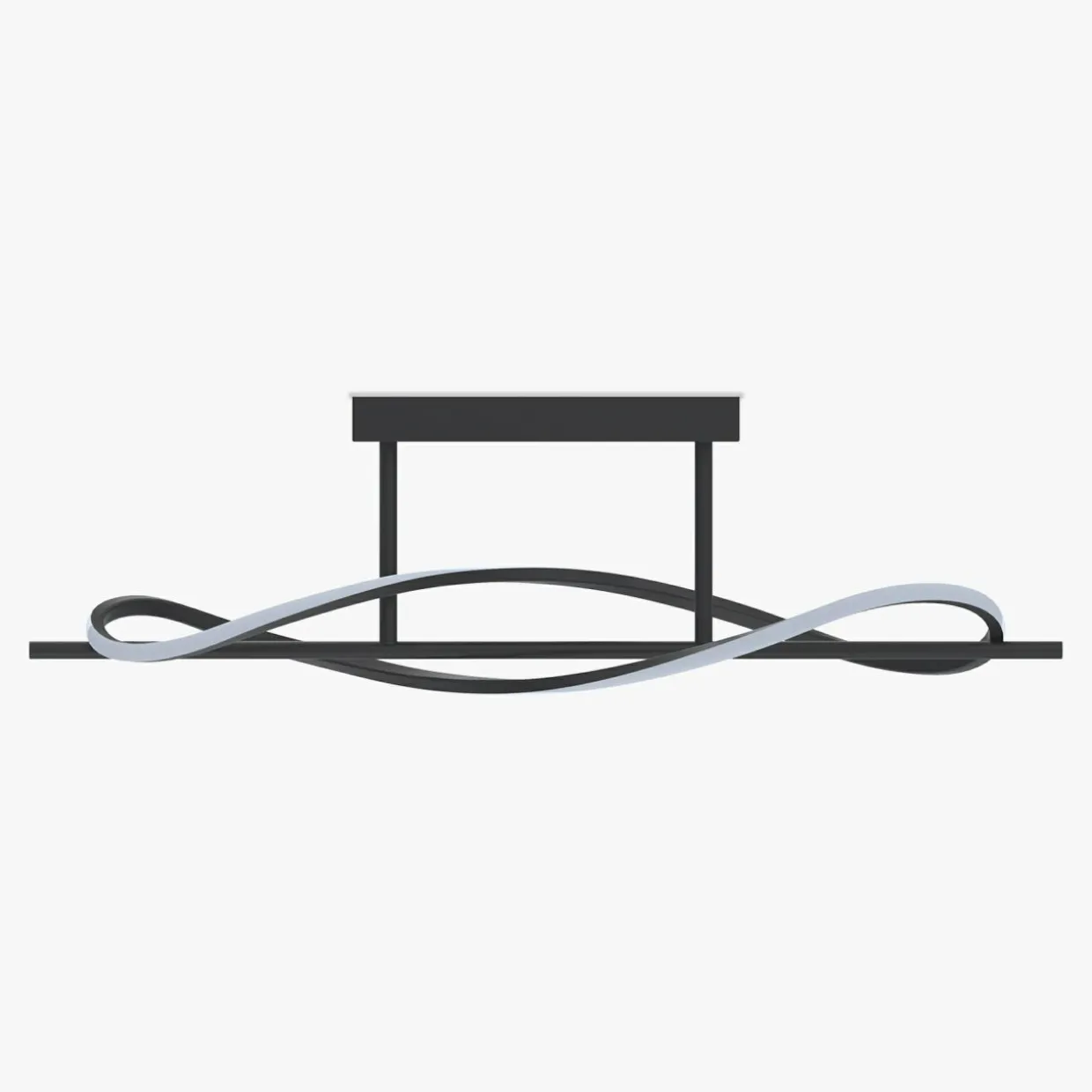 Lampa sufitowa LED czarna DOMENICO