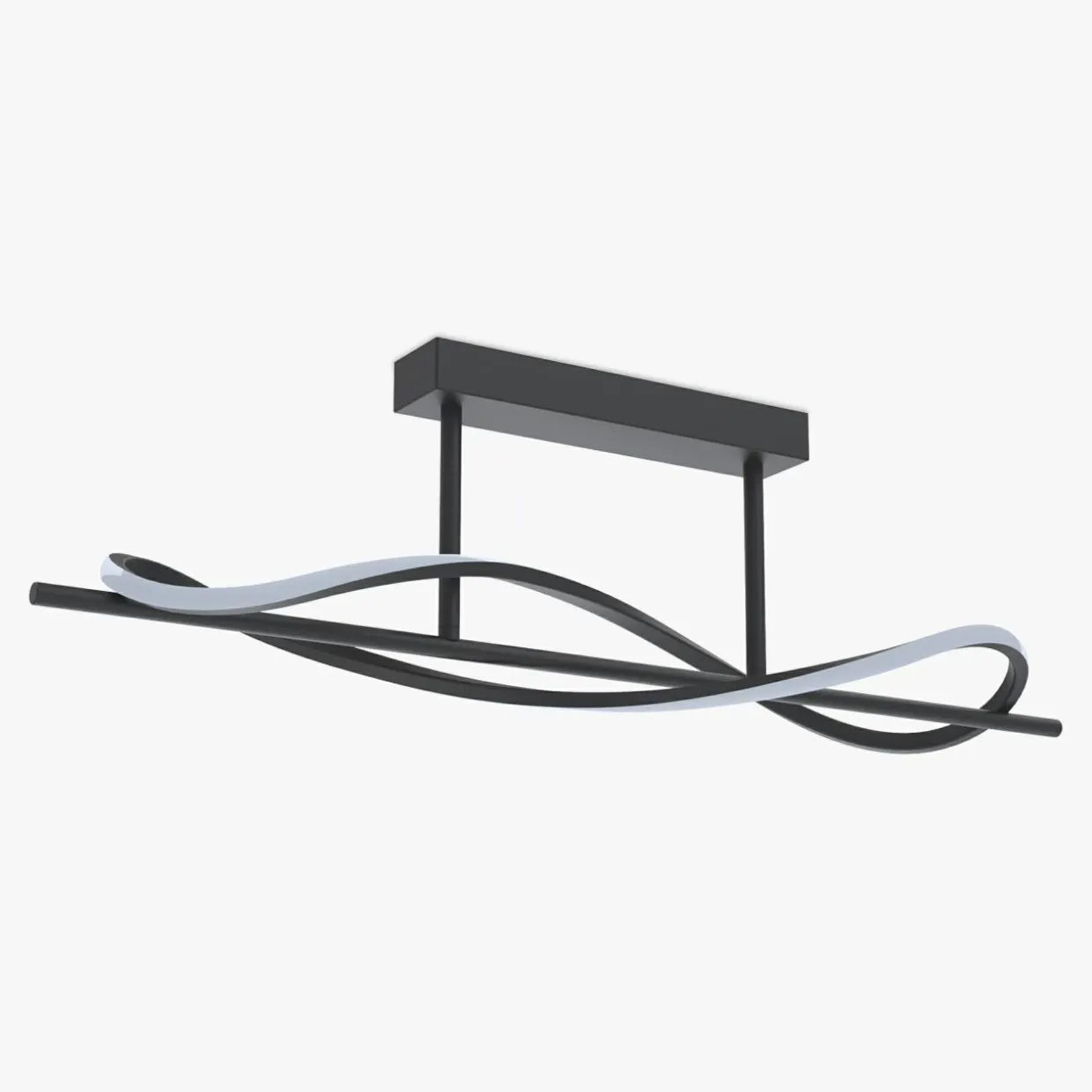 Lampa sufitowa LED czarna DOMENICO