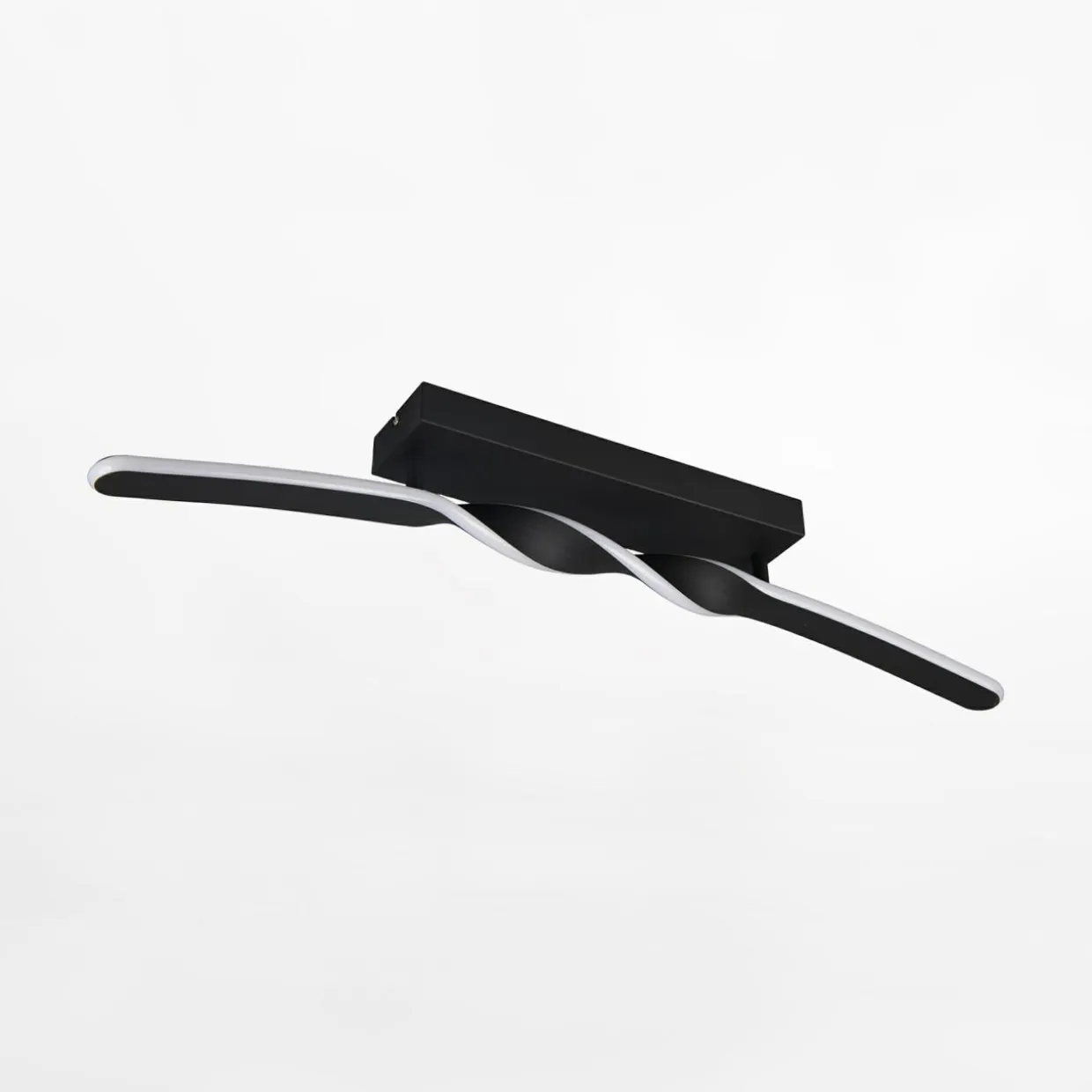 Lampa sufitowa LED czarna GINKO