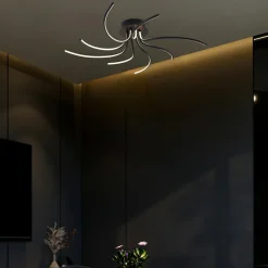 Lampa sufitowa LED DIOGO czarna