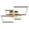 Lampa sufitowa LED obrotowa złoto brązowa FRAME 75 cm