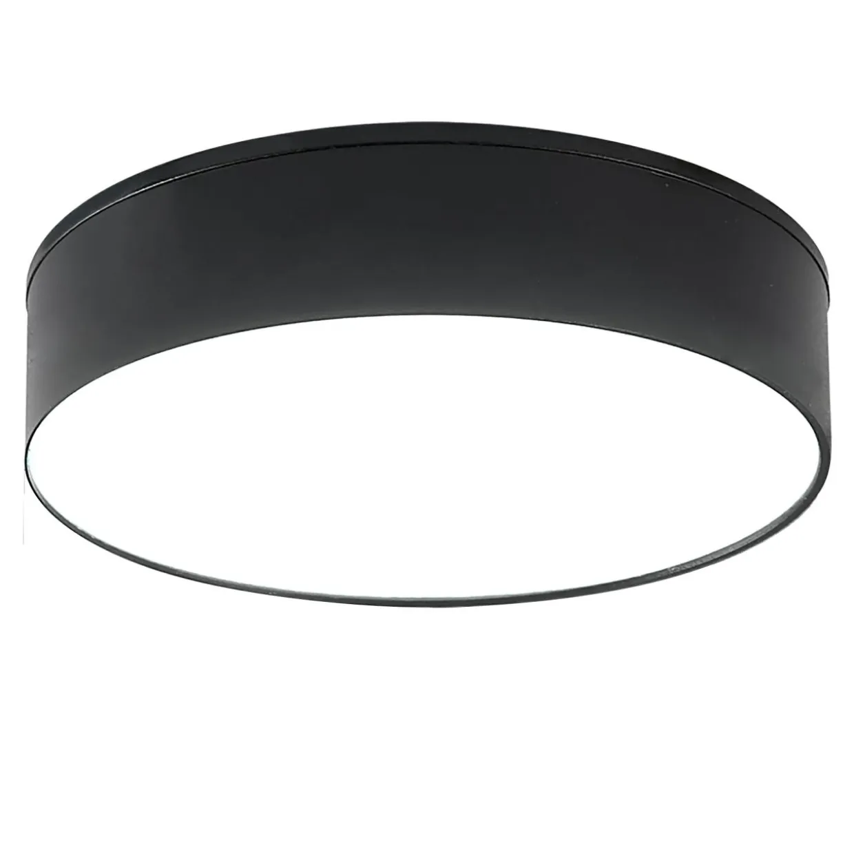 Lampa sufitowa LED SOLARI barwa ciepła 3000K czarna SOLARI 8 cm