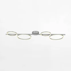 Lampa sufitowa LED srebrna MINI RITUS