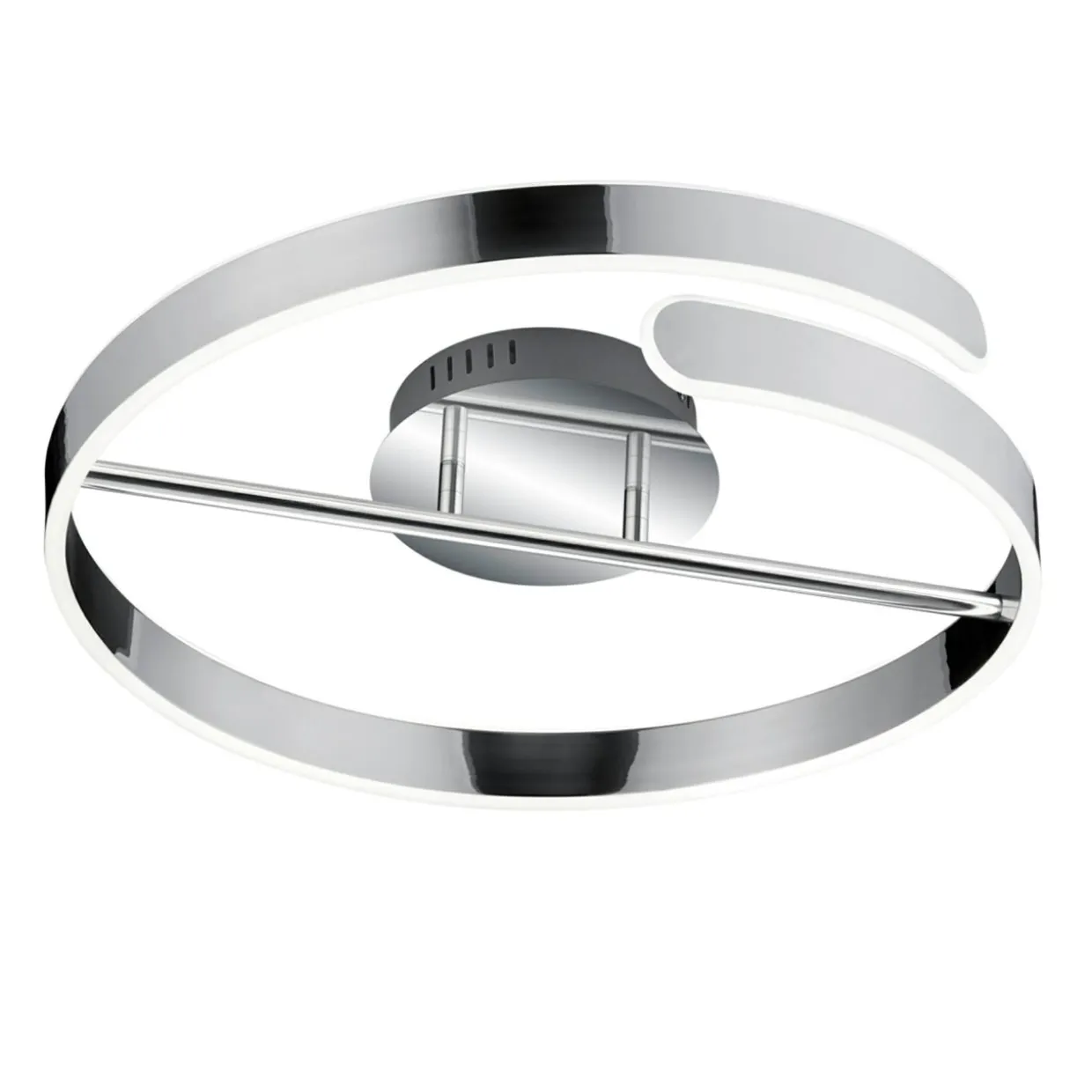 Lampa sufitowa LED srebrna PARMA 50 cm