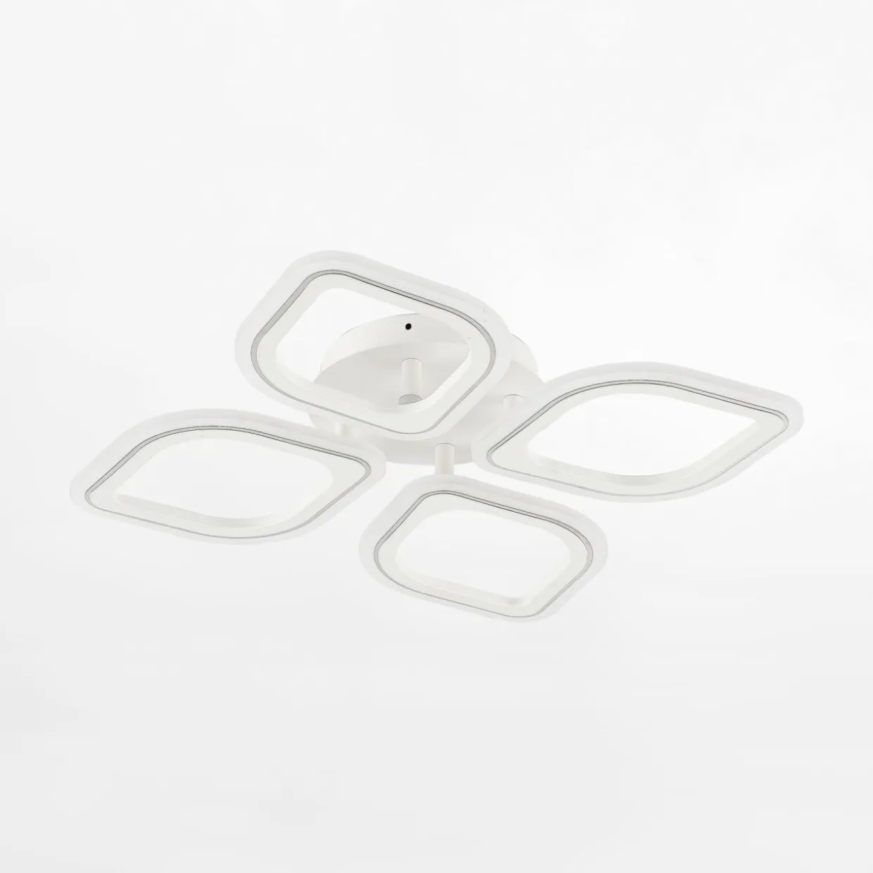 Lampa sufitowa LED 30W biała chrom ILLUMIA