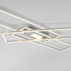 Lampa sufitowa LED 48W chrom ASMIN z pilotem