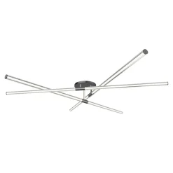 Lampa sufitowa LED z filamentem czarna LAUTARO
