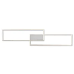 Lampa sufitowa LED z pilotem srebrna ASMIN