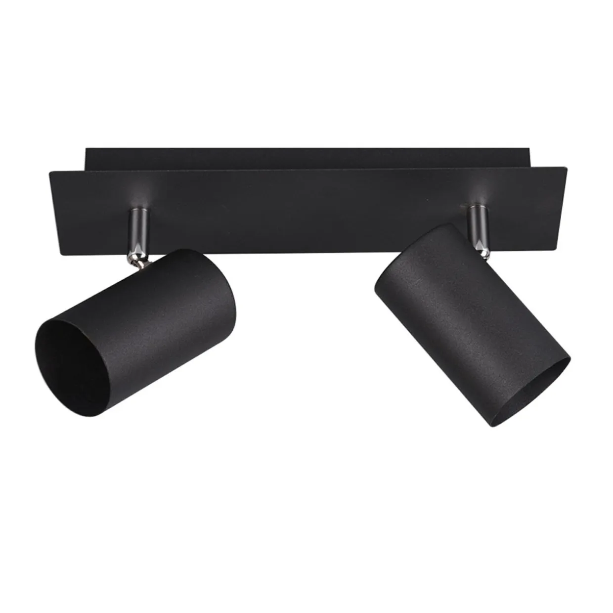 Lampa sufitowa listwa 2 reflektory czarna MARLEY