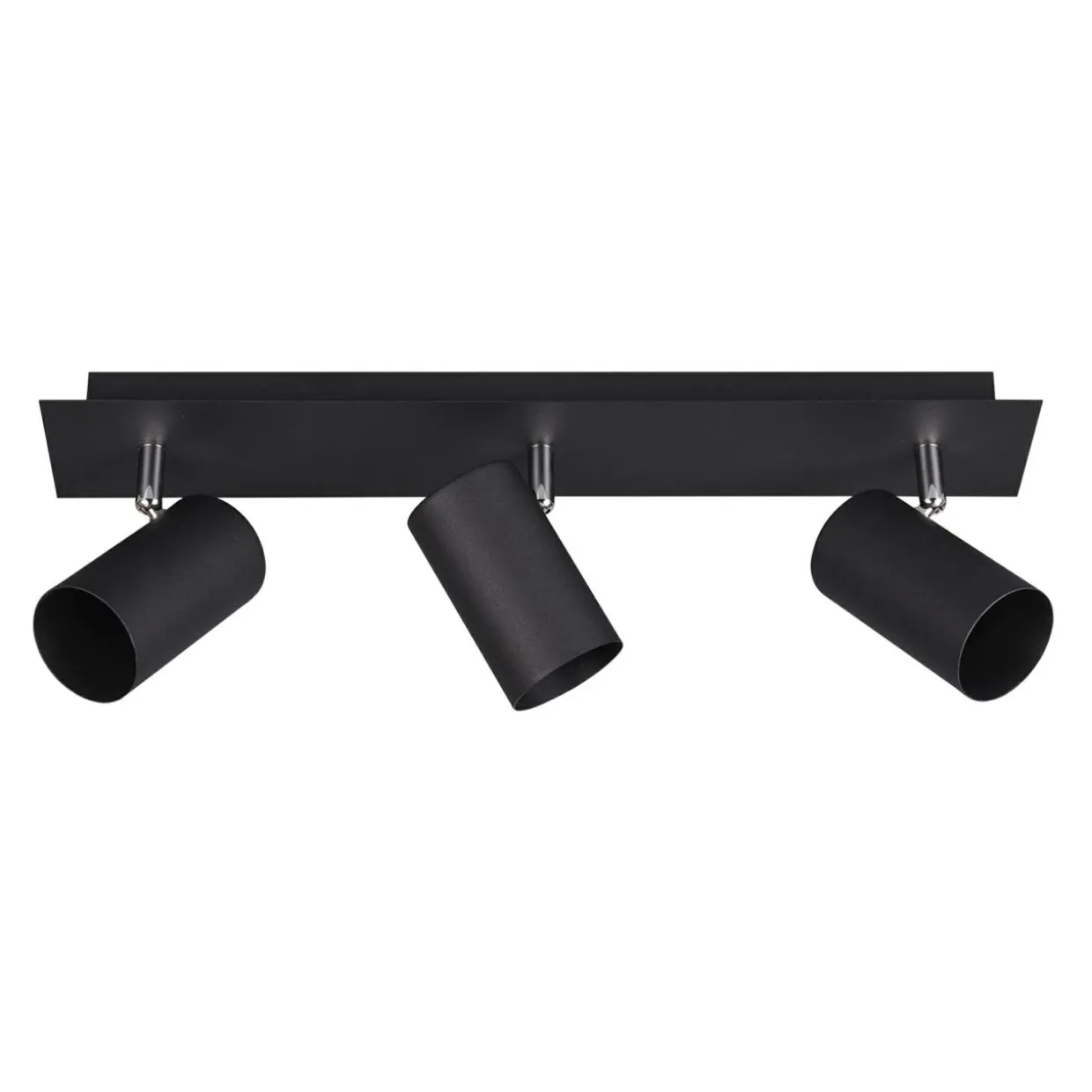Lampa sufitowa listwa 3 reflektory czarna MARLEY