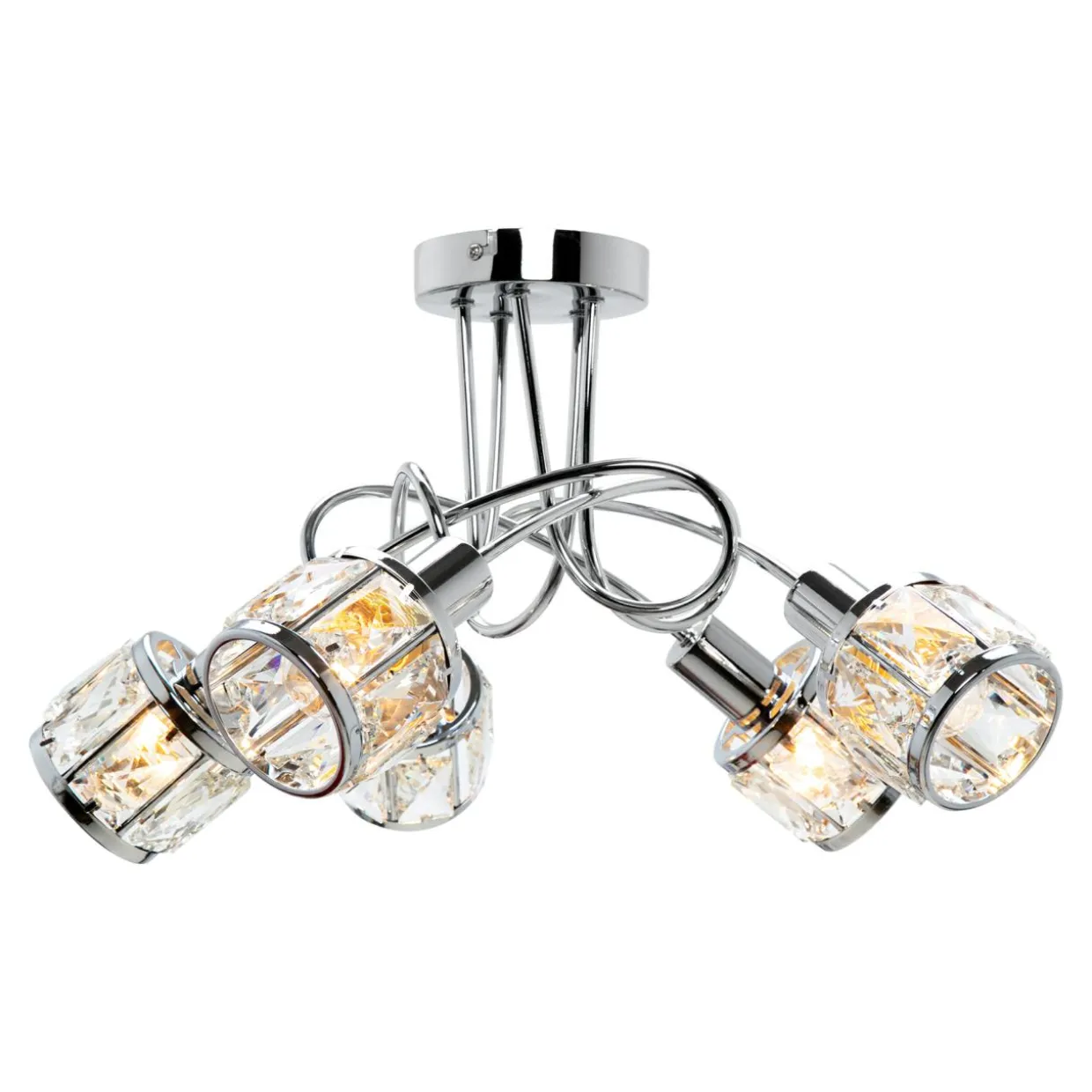 Lampa sufitowa NELA 5 chrom