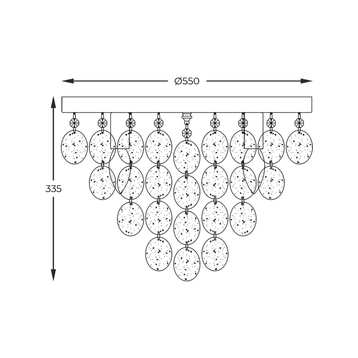 Lampa sufitowa PARDO 18366