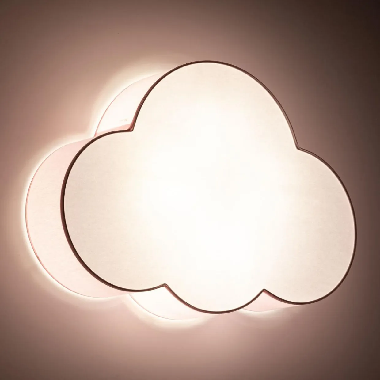 Lampa sufitowa pastelowy róż CLOUD 4