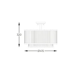 Lampa sufitowa SERGIO C0528-05H-F4AC