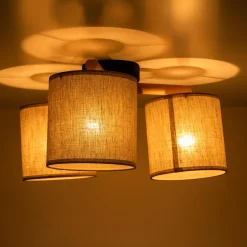 Lampa sufitowa szara DEVA NATURE III