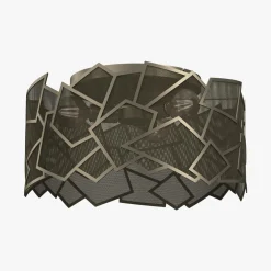 Lampa sufitowa tytanowe złoto CAMO III
