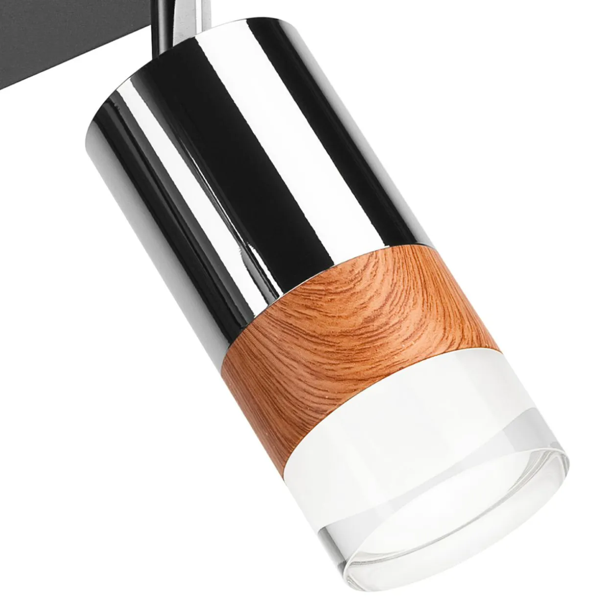 Lampa sufitowa z 4 reflektorkami regulowana chrom AURORA