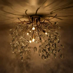 Lampa sufitowa złota CINDY 50 cm