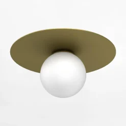 Lampa sufitowa złota FLAT