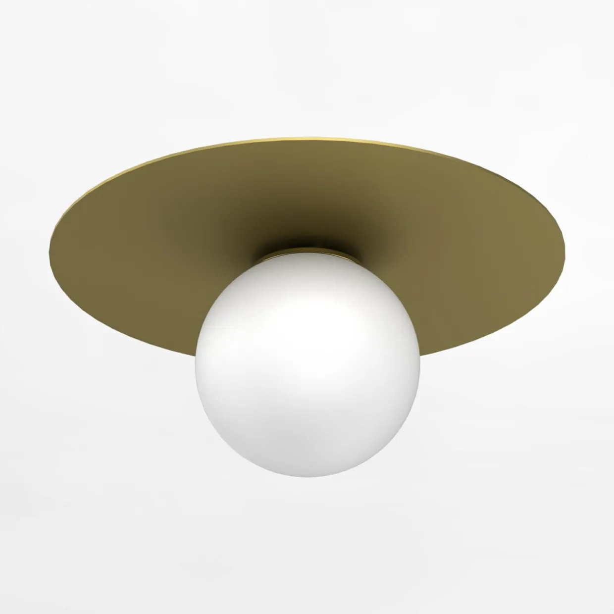 Lampa sufitowa złota FLAT
