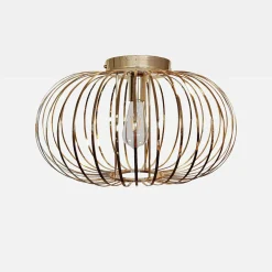 Lampa sufitowa złota GLOBE