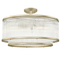 Lampa sufitowa złota SERGIO 50 cm