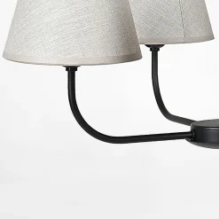 Lampa wisząca 3 abażury CHICAGO LINEN