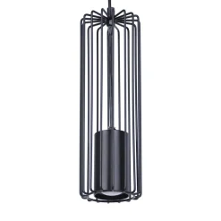Lampa wisząca 3 klosze listwa czarna FALCON