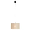 Lampa wisząca abażur len PALON