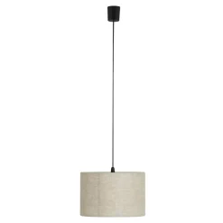 Lampa wisząca abażur len PALON
