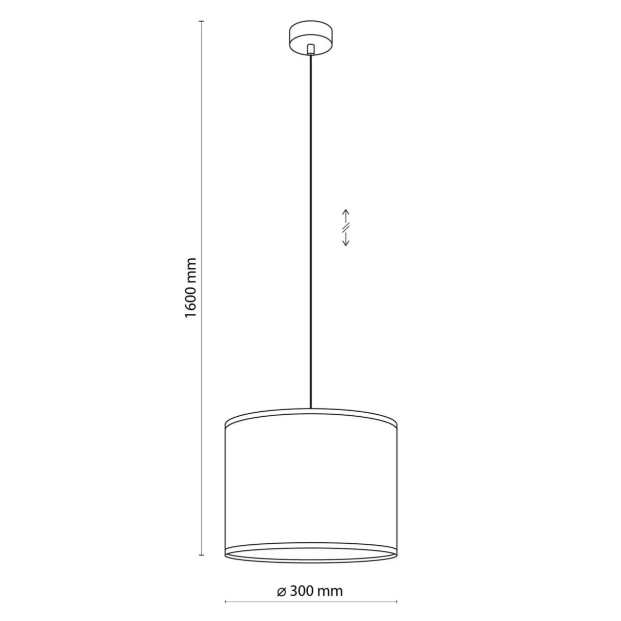 Lampa wisząca abażur rafia plecionka LIBERIA 30 cm