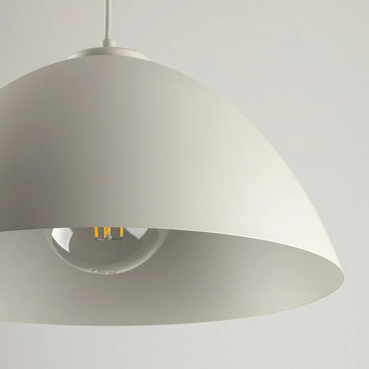 Lampa wisząca beżowa FARO