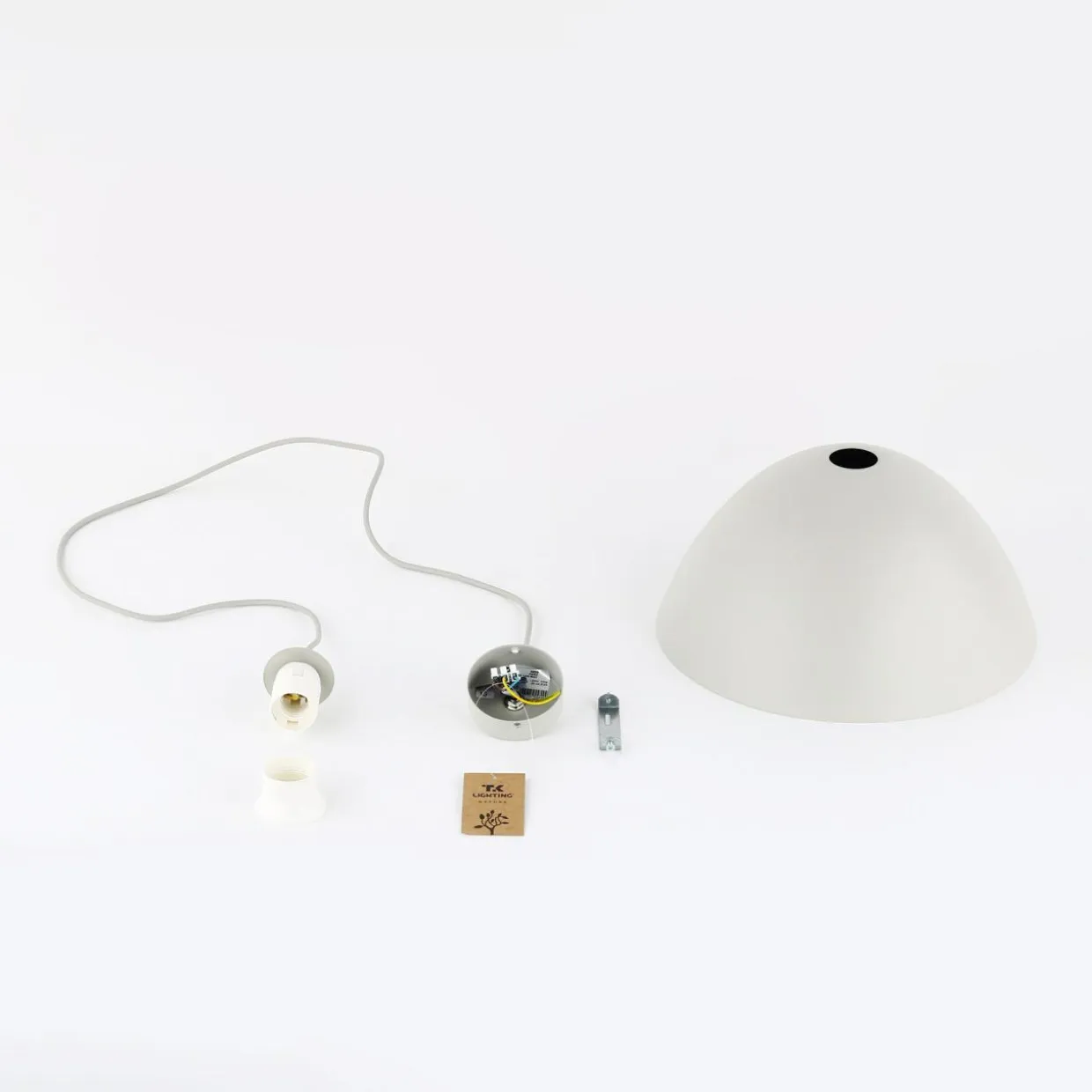 Lampa wisząca beżowa FARO