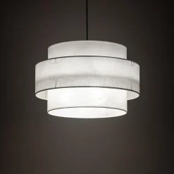 Lampa wisząca biała CALISTO 50 cm