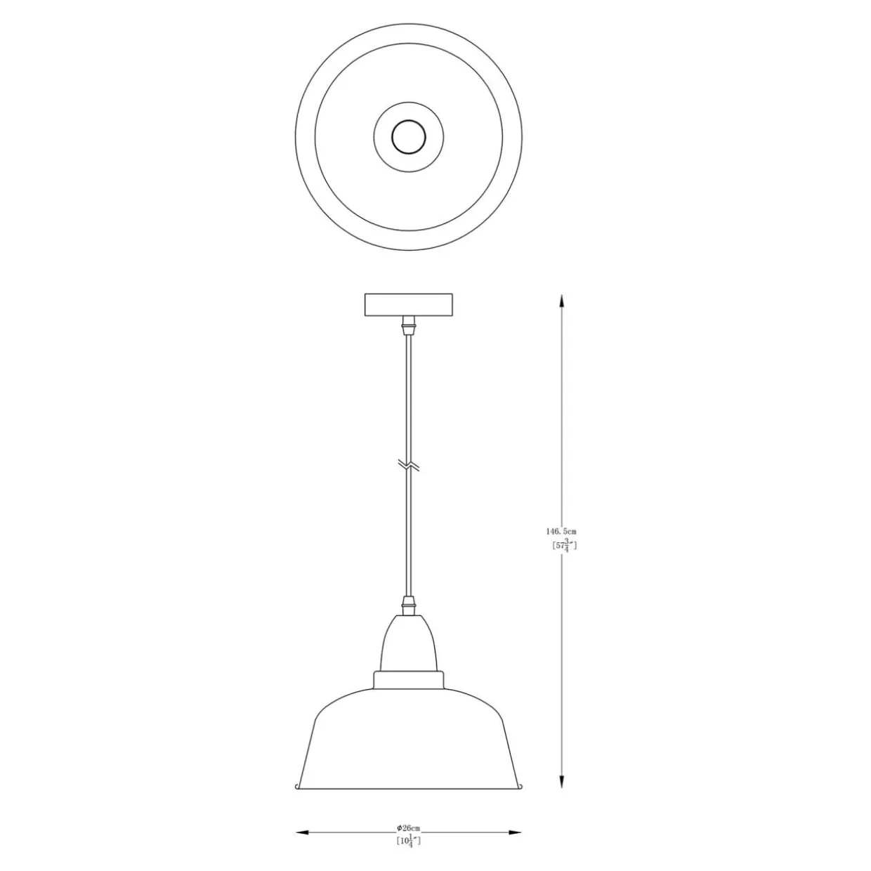 Lampa wisząca biało-złota MENSA