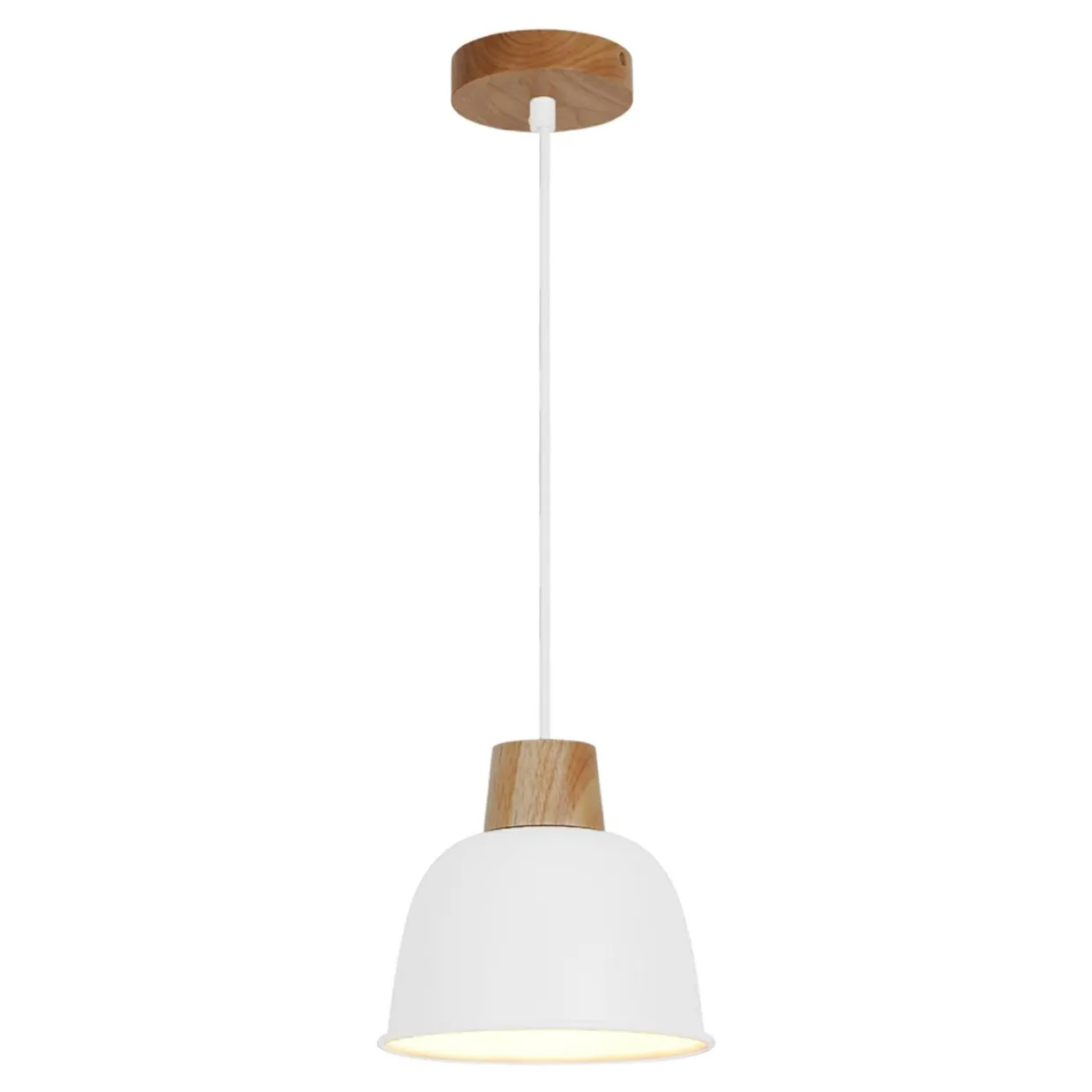 Lampa wisząca biały mat ORLO