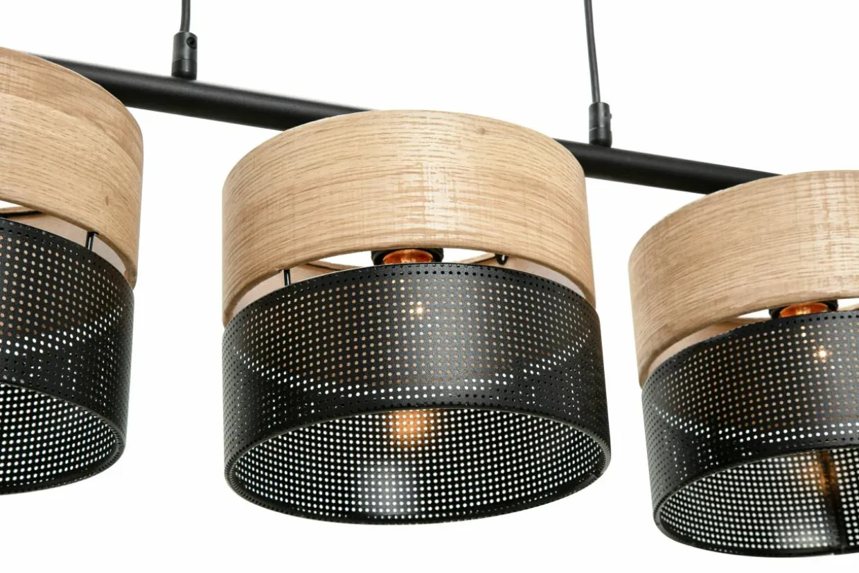 Lampa wisząca boho 3 abażury NICOL