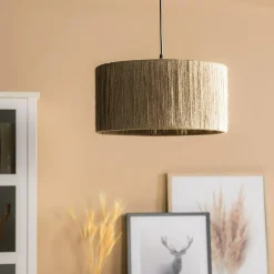 Lampa wisząca boho brązowa AFRA