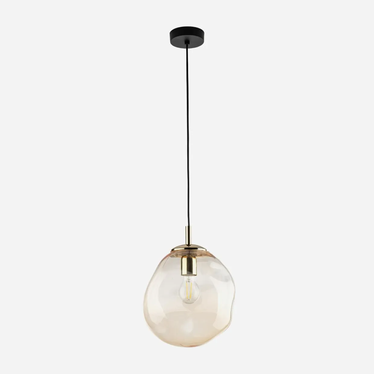 Lampa wisząca bursztynowa SOL MINI NEW
